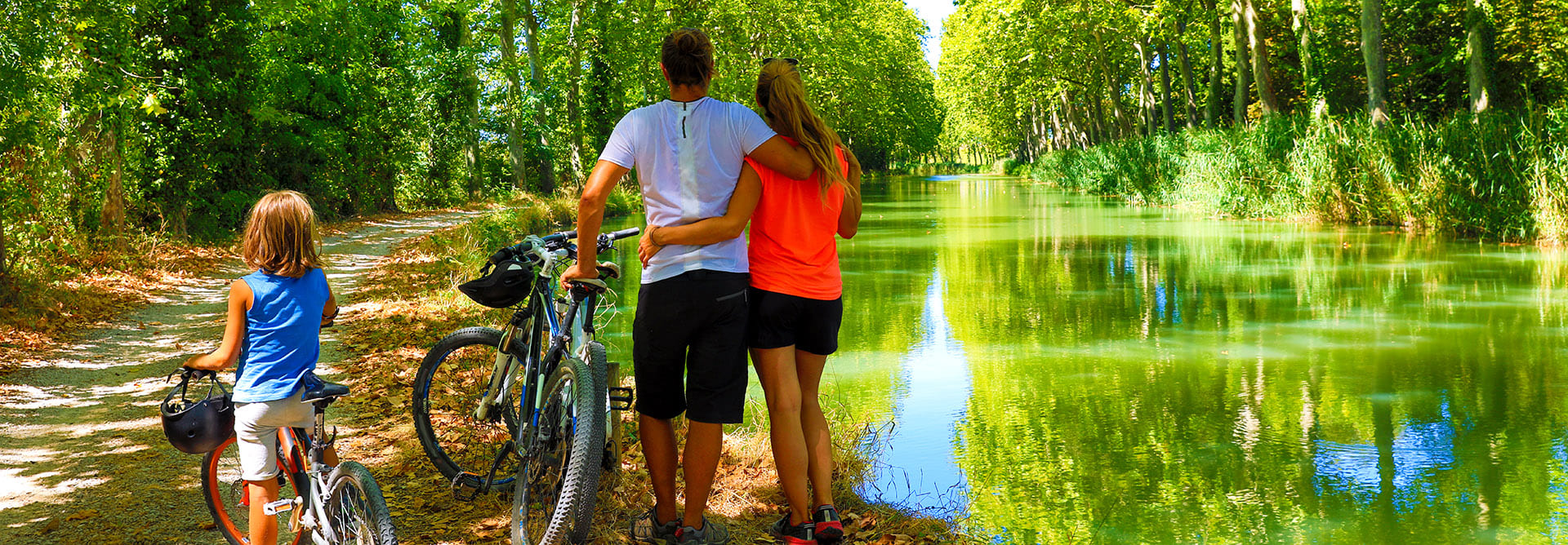 Camping L'Escale Occitane in de buurt van het Canal du Midi, label fietsvriendelijk