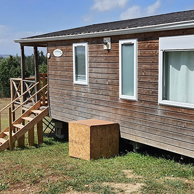 Verhuur stacaravan Fort de France in de buurt van Carcassonne op camping Escale Occitane