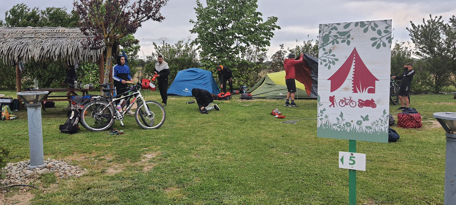De camping in de Aude l'Escale Occitane stelt alles in het werk om onze fietsvrienden een rustgevende en verkwikkende tussenstop te bezorgen